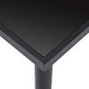 Mesa De Comedor De Vidrio Templado Negro 140x70x75 Cm Vidaxl