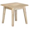 Mesa De Centro De Madera Maciza De Mango 45x45x40 Cm Vidaxl