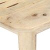 Mesa De Centro De Madera Maciza De Mango 45x45x40 Cm Vidaxl