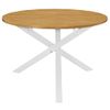 Juego De Muebles De Comedor 5 Piezas Mdf Blanco Vidaxl