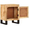 Mesita De Noche De Madera Maciza De Mango 40x30x50 Cm Vidaxl