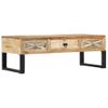 Mesa De Centro De Madera Maciza De Mango 110x50x38 Cm Vidaxl