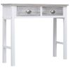 Mesa Consola De Madera Gris 90x30x77 Cm Vidaxl