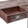 Mesa Consola De Madera Marrón 90x30x77 Cm Vidaxl