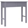 Mesa Consola De Madera Gris 90x30x77 Cm Vidaxl