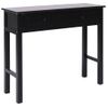 Mesa Consola De Madera Negra 90x30x77 Cm Vidaxl