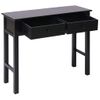 Mesa Consola De Madera Negra 90x30x77 Cm Vidaxl