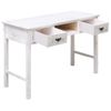 Mesa Consola De Madera Blanco Antiguo 110x45x76 Cm Vidaxl