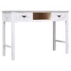 Mesa Consola De Madera Blanco Antiguo 110x45x76 Cm Vidaxl