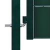 Puerta De Valla De Pvc Y Acero Verde 100x101 Cm Vidaxl