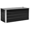 Arriate De Acero Galvanizado Gris Antracita 100x40x45 Cm Vidaxl