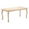 Mesa De Comedor De Madera Maciza De Mango 180x90x77 Cm Vidaxl