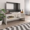 Mueble Para Tv Madera Contrachapada Blanco 100x40x40 Cm Vidaxl