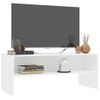 Mueble Para Tv Madera Contrachapada Blanco 100x40x40 Cm Vidaxl