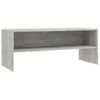 Mueble De Tv Madera Contrachapada Gris Hormigón 100x40x40 Cm Vidaxl