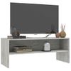 Mueble De Tv Madera Contrachapada Gris Hormigón 100x40x40 Cm Vidaxl