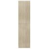 Armario De Madera Contrachapada Roble Sonoma 100x50x200 Cm Vidaxl