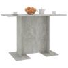 Mesa De Comedor De Madera Gris Hormigón 110x60x75 Cm Vidaxl