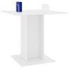 Mesa De Comedor De Madera Contrachapada Blanco 80x80x75 Cm Vidaxl