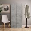 Mueble Zapatero Madera Contrachapada Gris 80x35,5x180 Cm Vidaxl