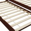 Estructura De Sofá Cama Madera De Pino Marrón Oscuro 90x200 Cm Vidaxl