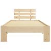 Estructura De Cama De Madera Maciza De Pino 90x200 Cm Vidaxl