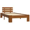 Estructura De Cama Madera Maciza Pino Marrón Miel 90x200 Cm Vidaxl