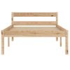 Estructura De Cama De Madera Maciza De Pino 100x200 Cm Vidaxl