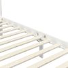 Estructura Cama Con Dosel Madera Maciza Pino Blanco 100x200 Cm Vidaxl