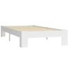 Estructura De Cama De Madera Maciza De Pino Blanco 90x200 Cm Vidaxl