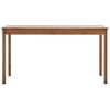 Mesa De Comedor De Madera De Pino Marrón Miel 140x70x73 Cm Vidaxl