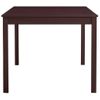 Mesa De Comedor De Madera De Pino Marrón Oscuro 180x90x73 Cm Vidaxl