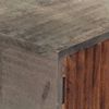 Mesa Consola De Madera Maciza De Mango Gris 120x35x75 Cm Vidaxl