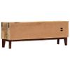 Mueble Para Tv De Madera Maciza De Mango Rugosa 130x30x46 Cm Vidaxl