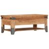 Mesa De Centro De Madera Maciza De Acacia 110x52x45 Cm Vidaxl