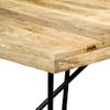 Mesa De Comedor De Madera Maciza De Mango 180x90x76 Cm Vidaxl