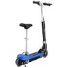 Patinete Eléctrico Con Asiento Azul 120 W Vidaxl