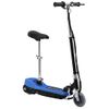 Patinete Eléctrico Con Asiento Azul 120 W Vidaxl