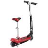 Patinete Eléctrico Con Asiento Y Led Rojo 120 W Vidaxl