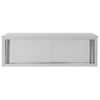 Rogal Armario Pared De Cocina Puertas Correderas Acero 150x40x50 Cm Rogal