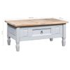 Mesa De Centro Corona Range Pino Mexicano Gris 100x60x45 Cm Vidaxl