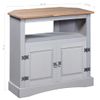 Mesa Consola Corona Range De Pino Mexicano Gris 80x43x78 Cm Vidaxl