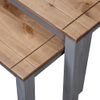 Mesas Apilables 2 Uds Madera Maciza De Pino Panama Range Gris Vidaxl