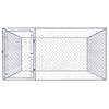 Perrera De Exterior De Acero Galvanizado 2x2x1 M Vidaxl