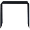 Mesa De Centro De Vidrio Templado Negro 50x50x45 Cm Vidaxl