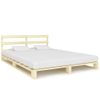 Estructura De Cama De Palés Madera Maciza De Pino 160x200 Cm Vidaxl