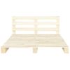 Estructura De Cama De Palés Madera Maciza De Pino 160x200 Cm Vidaxl