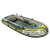 Barca Inflable Seahawk 3 Con Motor De Arrastre Y Soporte Intex