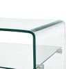 Mesa De Centro De Vidrio Templado Transparente 98x45x31 Cm Vidaxl