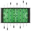 Futbolín Plegable Negro 121x61x80 Cm Vidaxl